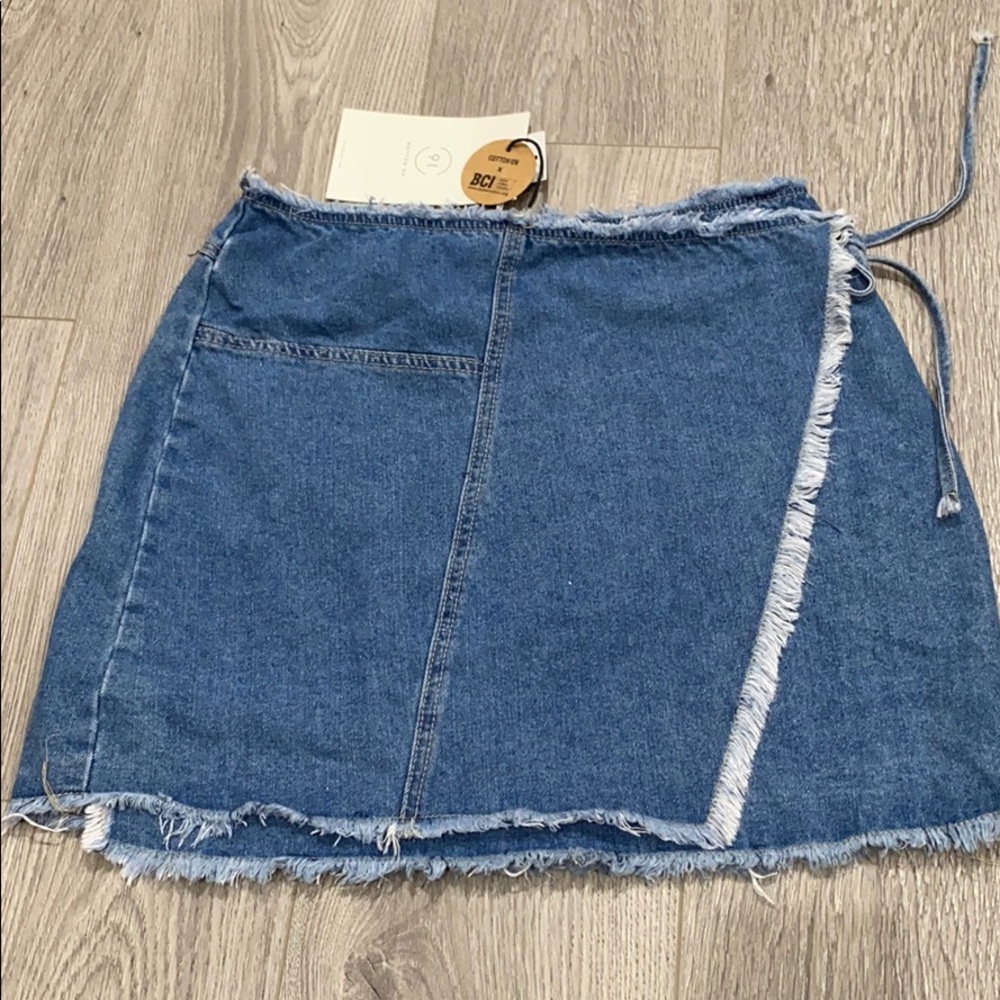🚨SOLD🚨 Cotton On Denim Wrap Skirt